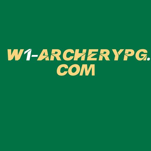 Logo da W1-ARCHERYPG